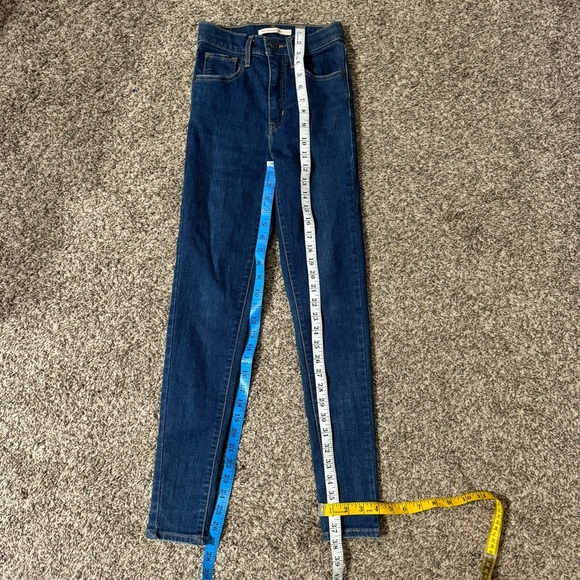 Levi’s Mile High Super Skinny Jeans Size 24 - Picture 15 of 15
